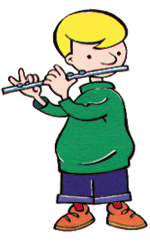Hombre tocando flauta - Chistes graciosos de amigos