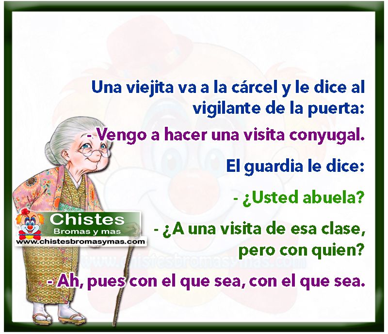 Visita conyugal de la anciana - Chistes divertidos de ancianos Visita conyugal de la anciana - Chistes divertidos de ancianos