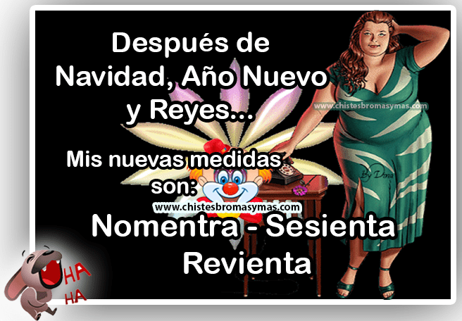 Mis nuevas medidas - Chistes gráficos para mujeres Mis nuevas medidas - Chistes gráficos para mujeres