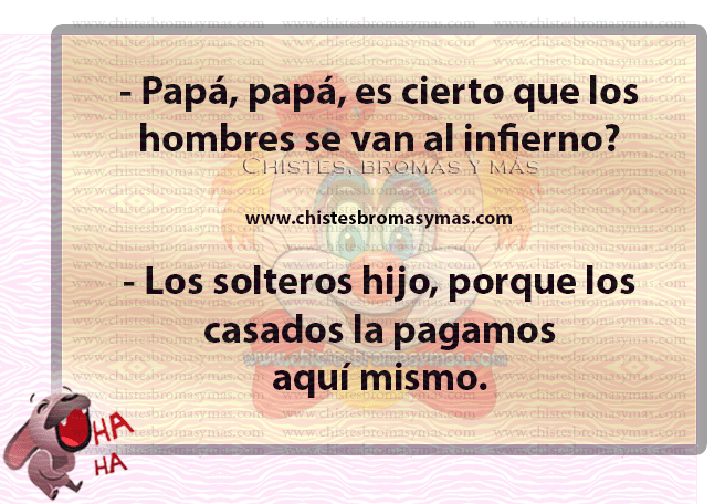 Los hombres van al infierno - Chistes gráficos