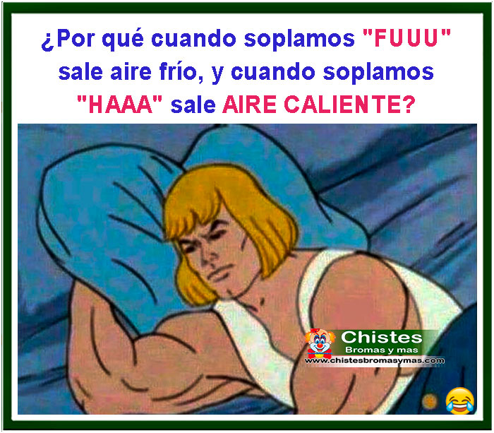 Por que cuando soplamos "fuuu" sale aire frio y cuando soplamos "HAAA" sale aire caliente
