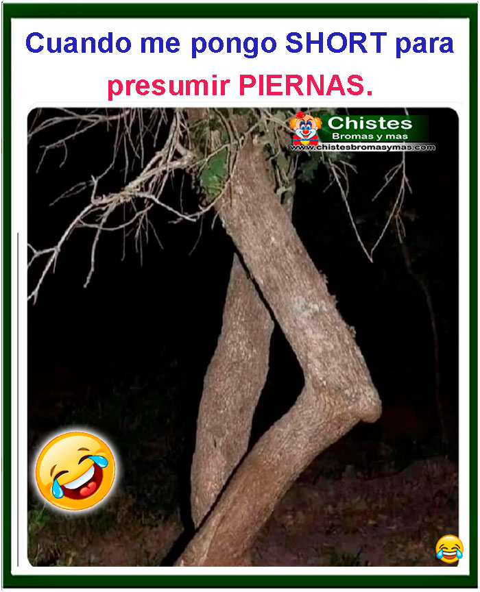 Cuando me pongo short para presumir piernas