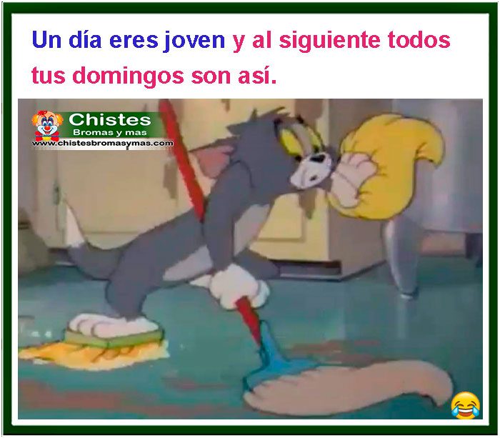 Un dia eres joven y al siguiente todos tus domingos son asi