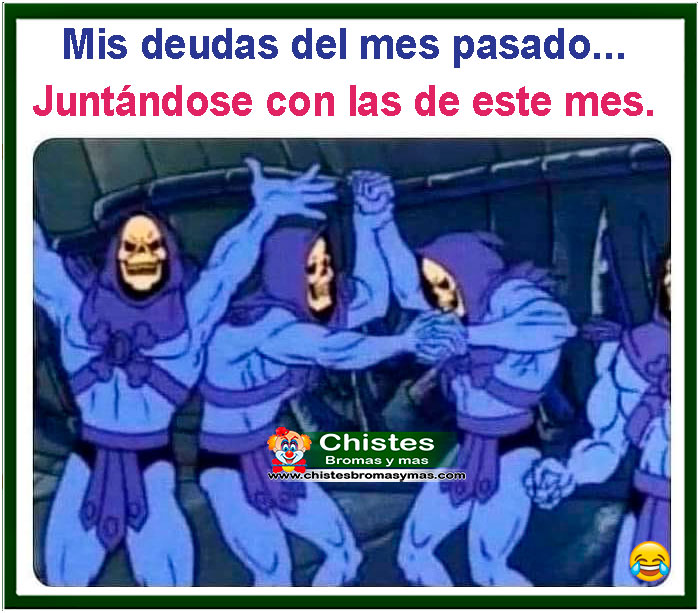 Mis deuda del mes pasado juntándose con las de este mes