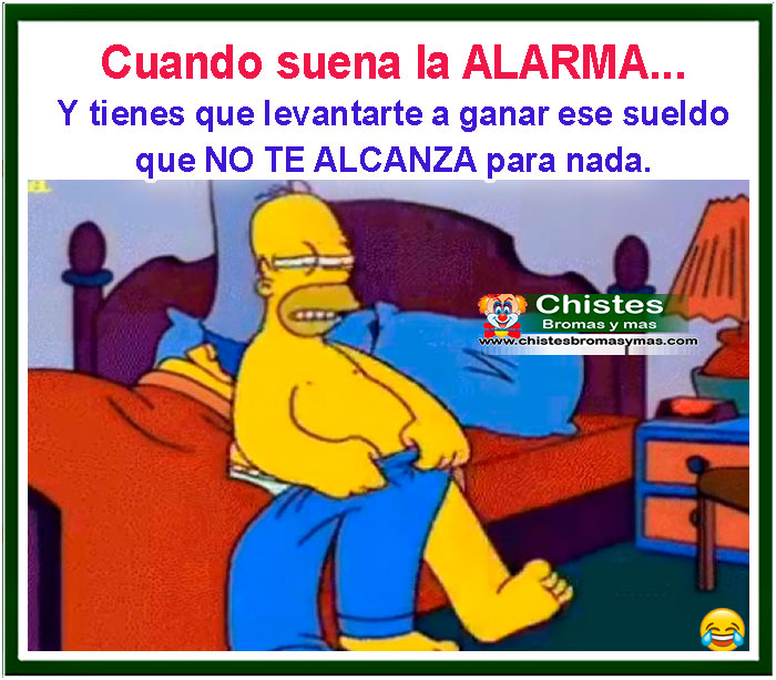 cuando suena la alarma