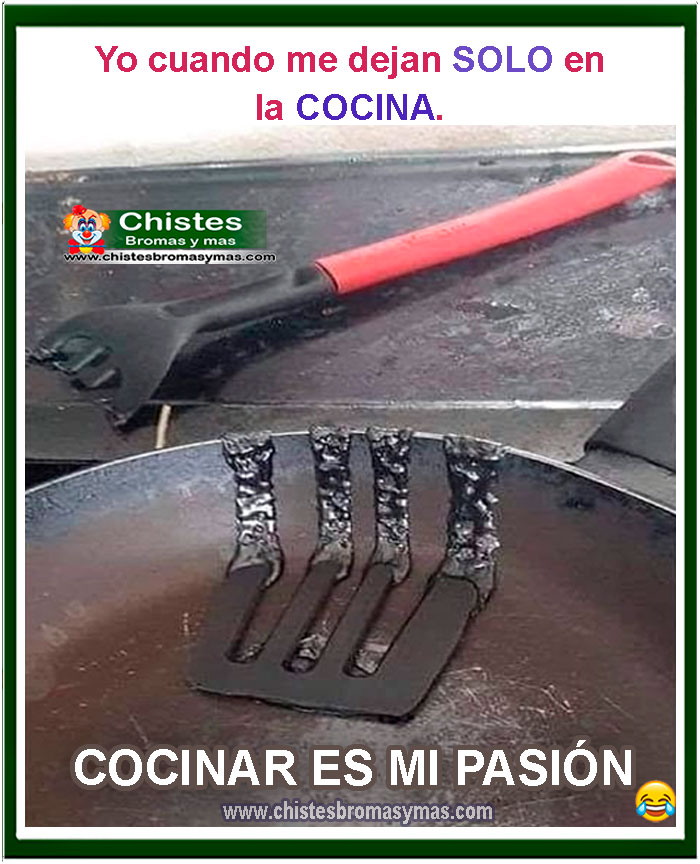 cuando me dejan solo en la cocina
