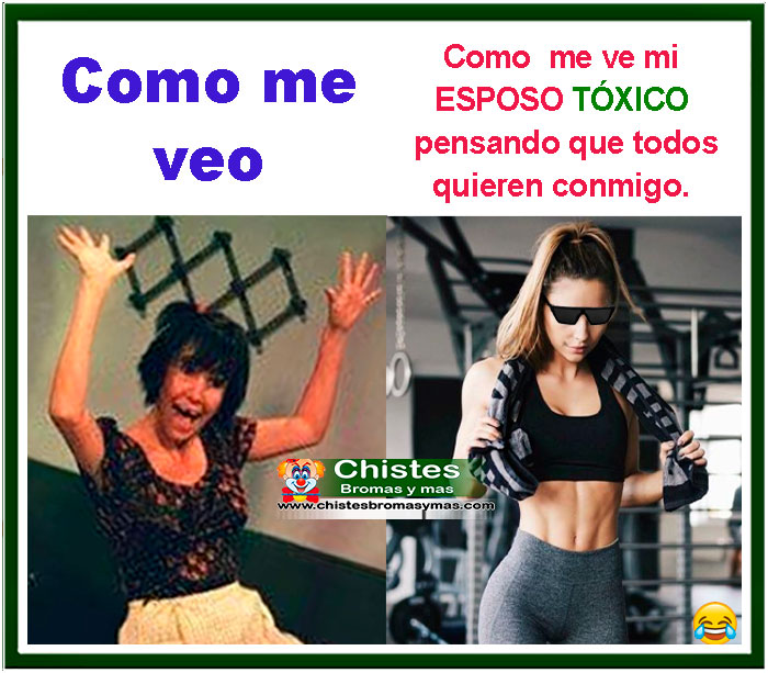 Como me veo, como me ve mi esposo toxico pensando que todos quieren conmigo