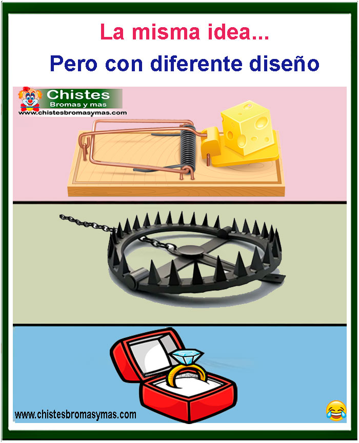 la misma idea, pero con diferente diseño