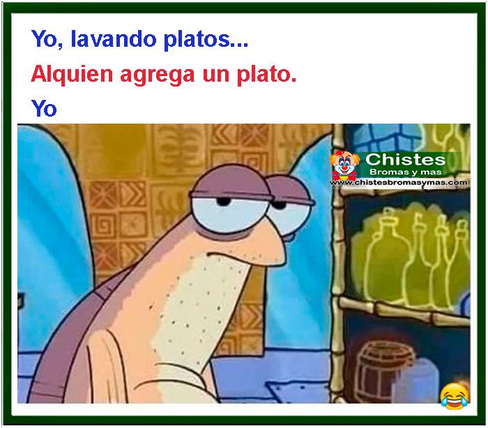 yo lavando los platos